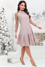 Платье БР-Натали, крем (Акция)