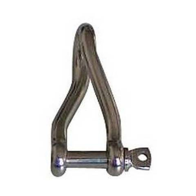 Скоба такелажная скрученная 10 мм нерж.