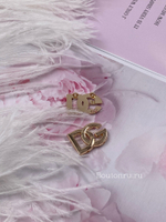 Декоративный пришивной элемент ДГ золотой (22 х 15)