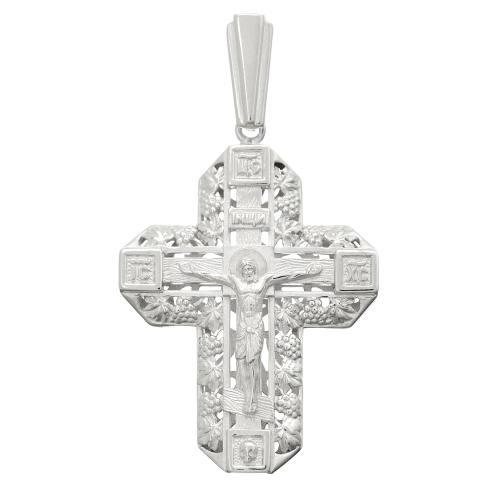 Крест из серебра/Частичное чернение