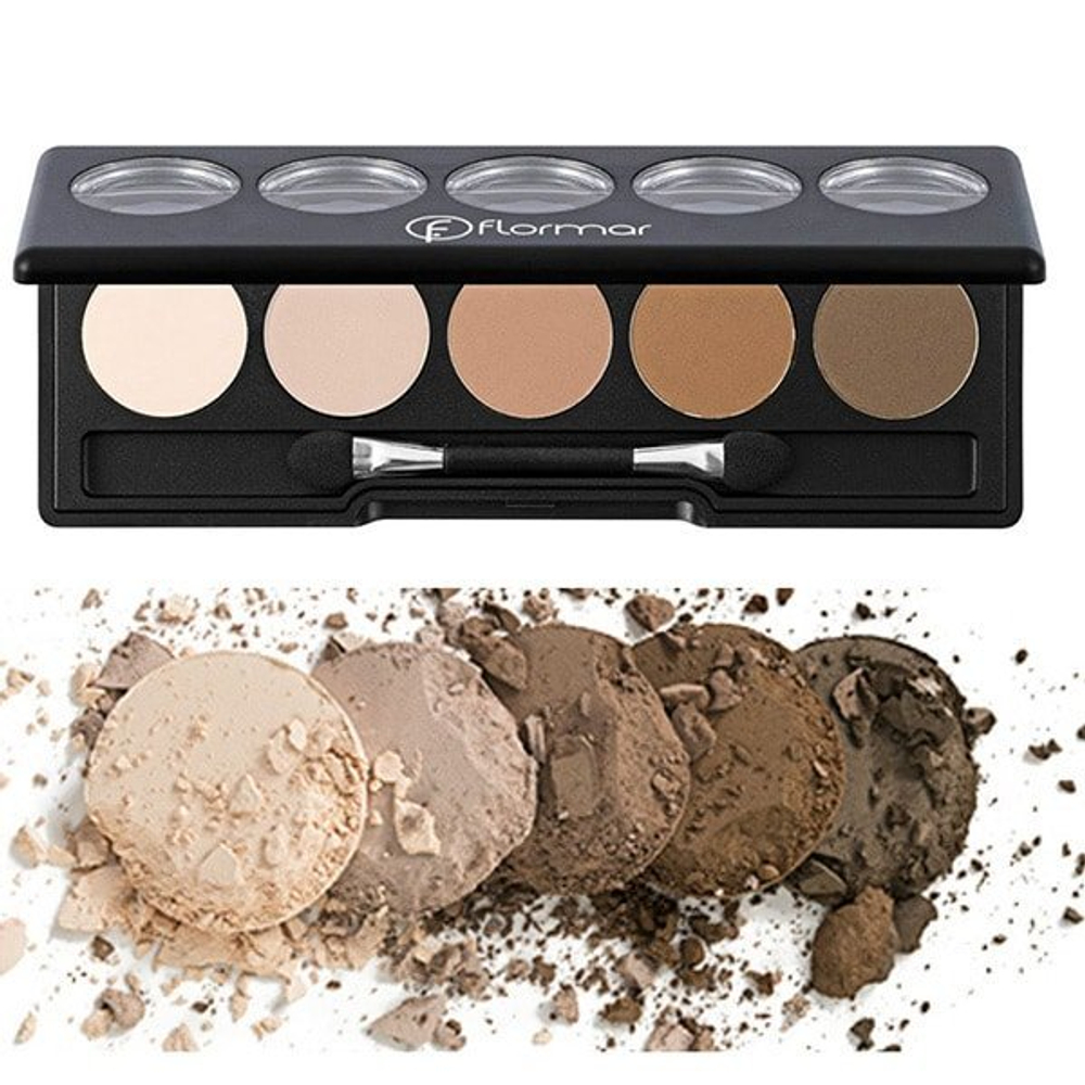 FLORMAR Палетка теней для век Color Palette Eye Shadow