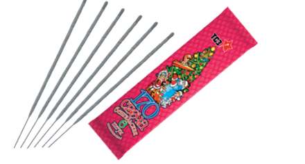 Бенгальский огонь 30 сек. 17 см. 6 шт.