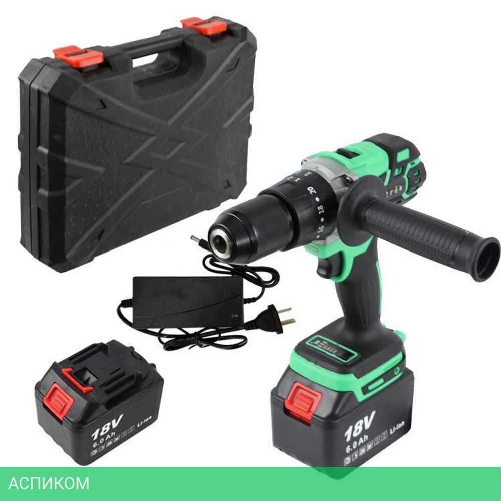 Дрель-шуруповерт Zitrek Green Impact 18V (063-4046)