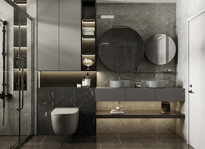 Унитаз ABBER Bequem AC1104MG подвесной серый матовый, безободковый