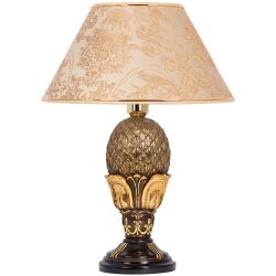 Настольная лампа Источник Энергии Бронза с абажуром №38 Антиквайт