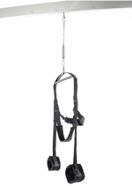 Чёрные секс-качели Spinning Fantasy Swing (Цвет: черный)