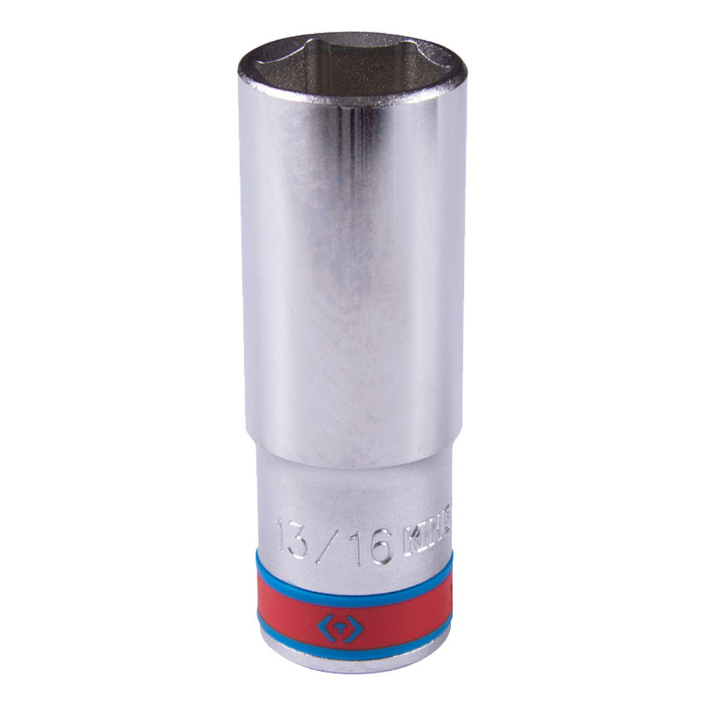 KING TONY (423526S) Головка торцевая глубокая шестигранная 1/2", дюймовая 13/16"