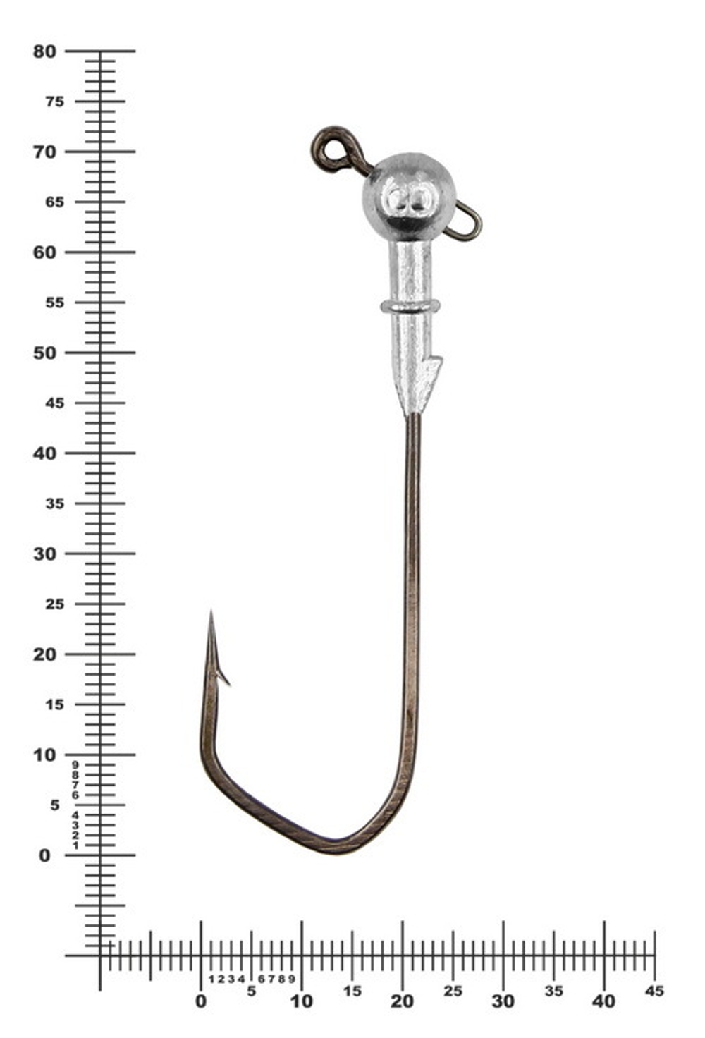 Джиг некрашеный Stinger Eye Jig, крючок Vido Craft VD-079 6/0 (3шт/уп)