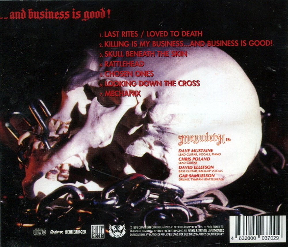 Megadeth / Killing Is My Business... And Business Is Good! (RU)(CD)