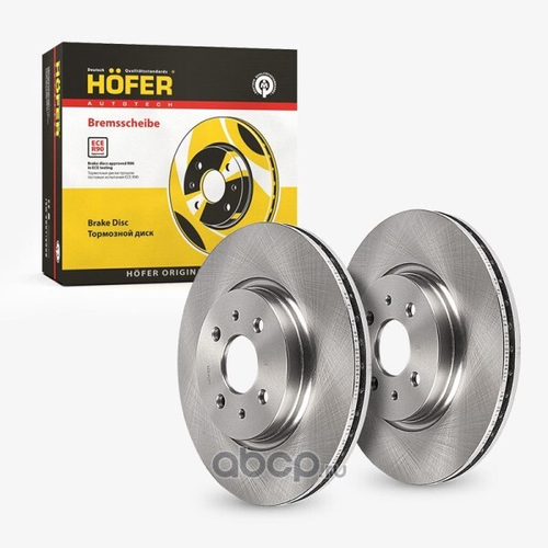 Диск тормозной /21905 Гранта Спорт, 1118 Калина Спорт/ перед. вентилир. R15 (HOFER)