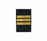 Фальшпогоны черные вышитые желтые лычки сержант