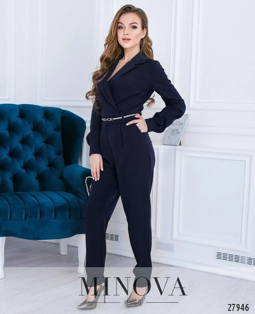 Комбинезон 4002-темно-синий Minova