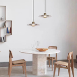 Pendant design lamp Luna A X-Small Disc by Gabriel Scott