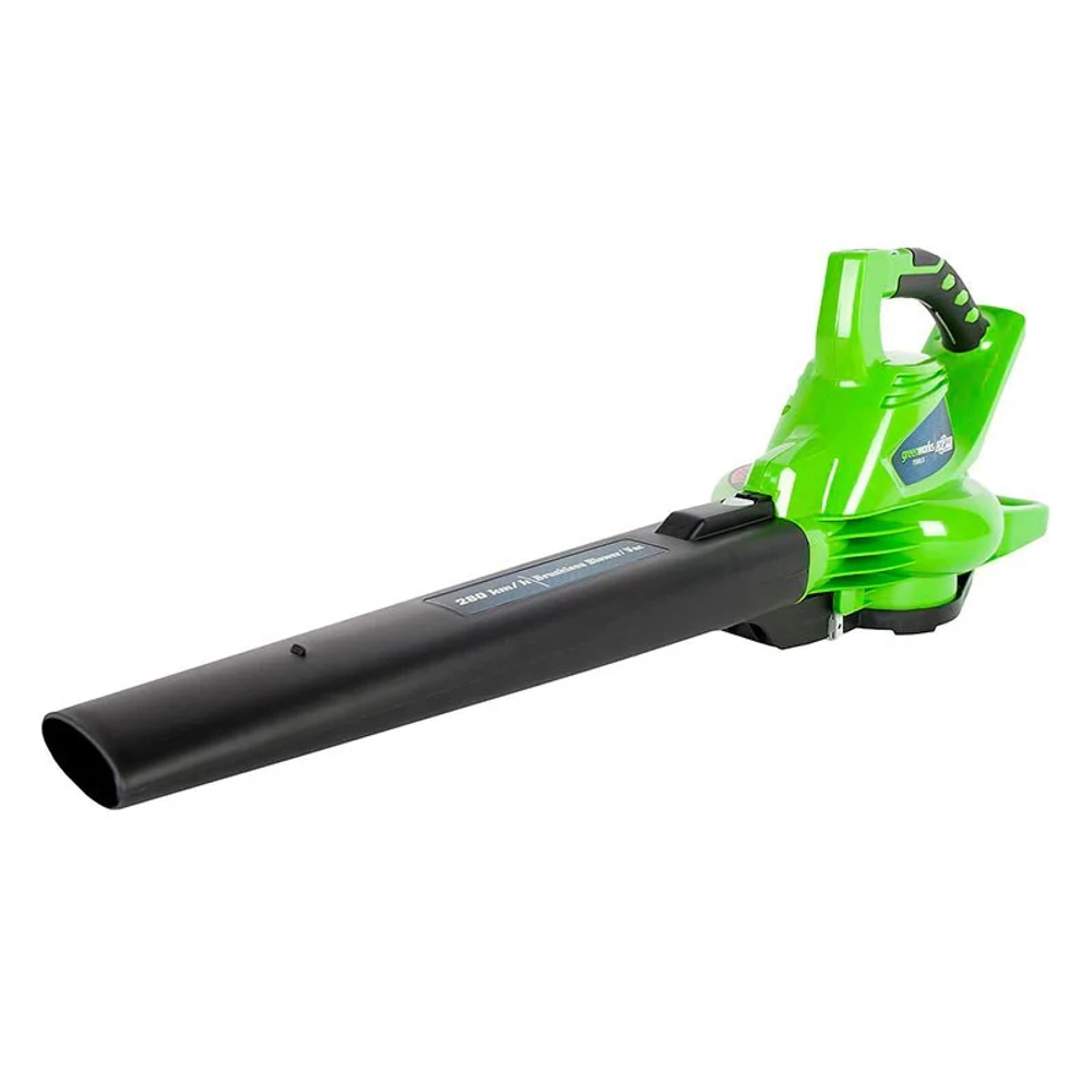 Greenworks GD40BVK6 40В воздуходув пылесос (1 x 6 Ач, ЗУ) 77.78 м/с 24227UF