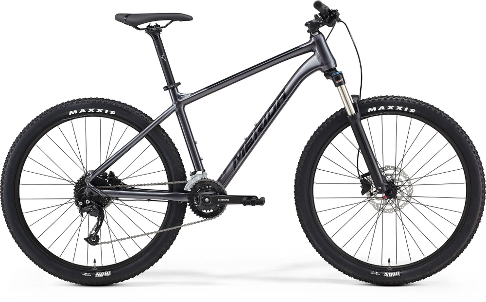 Велосипед Meridа BIG.SEVEN 100 2x,27.5",M(17),Antracite/Black  2021