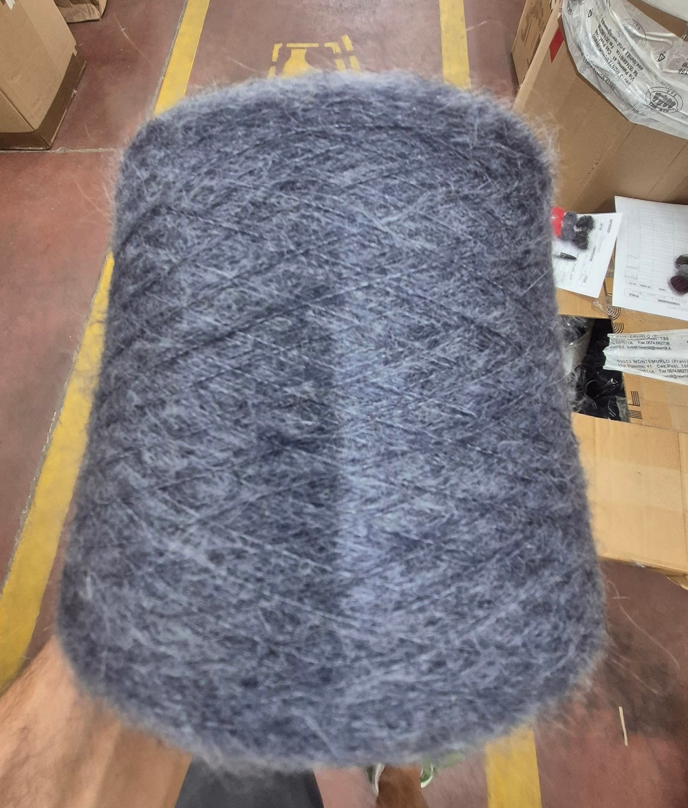 Tramonto , Filcom, 70% супер кидмохер 30% шелк, 800м/100гр цвет Denim