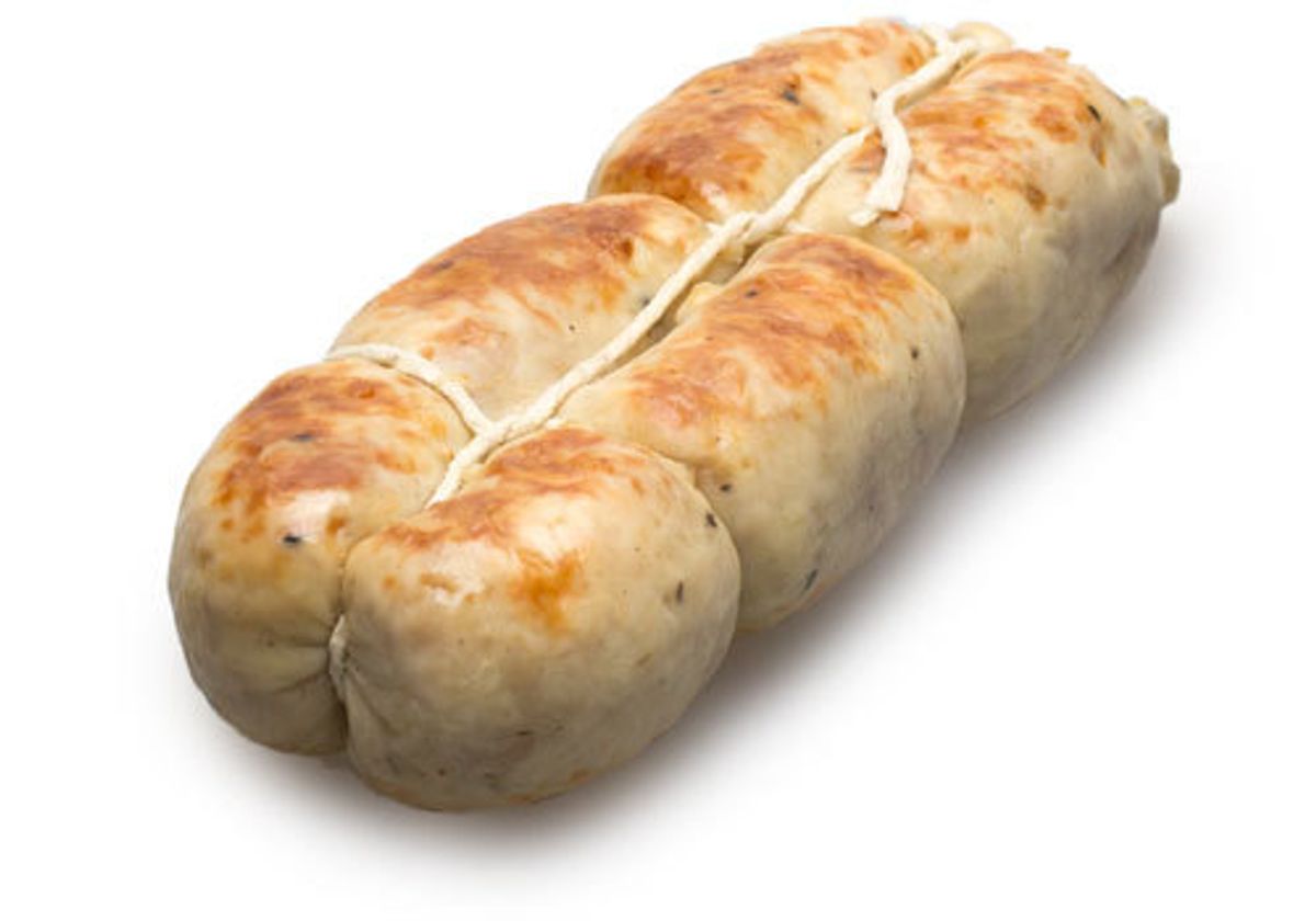 Колбаса куриная фермерская копченая~300г