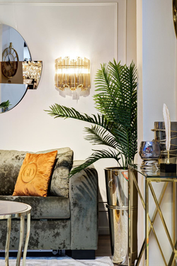 Кашпо высокое Garda Decor 13RXFP3117-GOLD