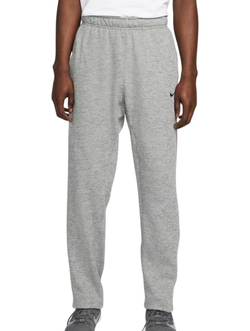 Мужские теннисные штаны Nike Therma-FIT Open Hem Fitness - dark grey heather/particle grey/black