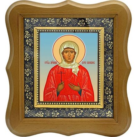 Вера Самсонова (Касимовская) мученица, ктитор. Икона на холсте.