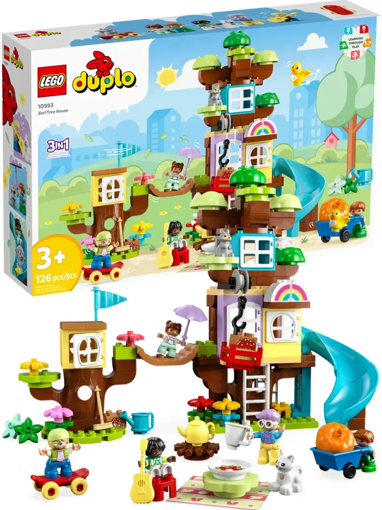 Конструктор DUPLO 10993 Дом на дереве 3 в 1