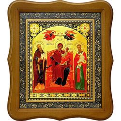 Экономисса (Домостроительница). Икона Божьей матери на холсте.