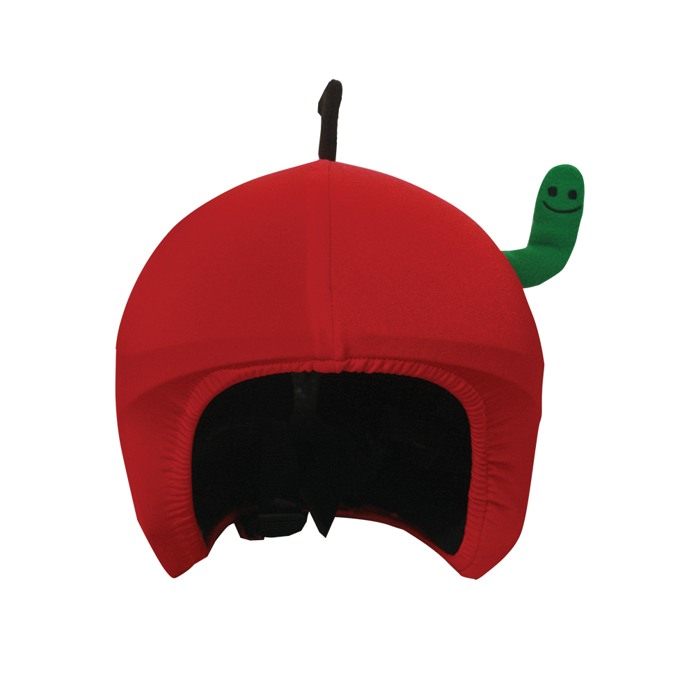 Нашлемник Apple with Worm, one size