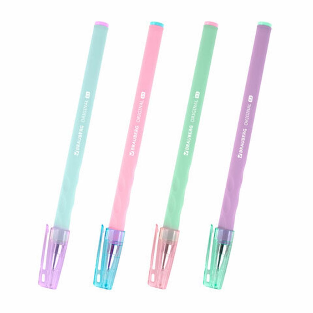 Ручка гелевая BRAUBERG ORIGINAL, ЧЕРНАЯ, игольчатый узел 0,5 мм, линия письма 0,35 м, 144244