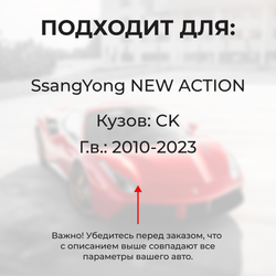 Ремкомплект ограничителей дверей SsangYong NEW ACTION CK (4 двери, тип 36) 2010-2023