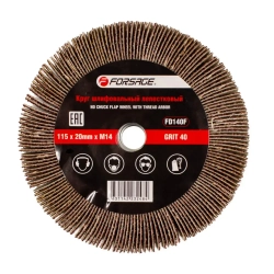 Круг лепестковый зачистной 115х20мм M14 (Grit 40) Forsage F-FD140F