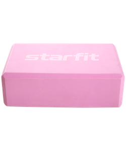 Блок для йоги YB-200 EVA, розовый пастель