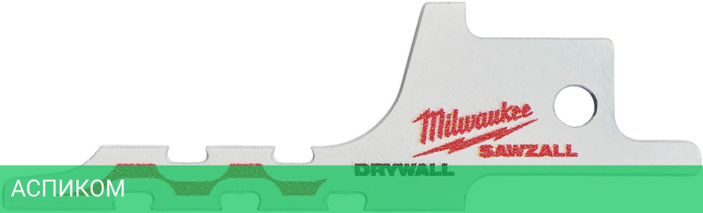 Полотно для сабельной пилы Milwaukee Sawzall Drywall 63мм (48001640)