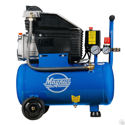Компрессор K-210/24 коаксиальный Magnus (8атм., 210л/мин, 24л, 220В)