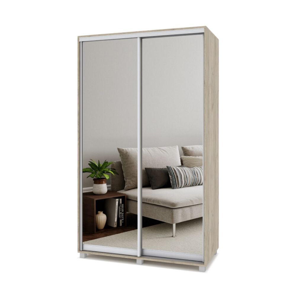 Шкаф-купе двухстворчатый "Роланд" Р403, ЛДСП, MODERN