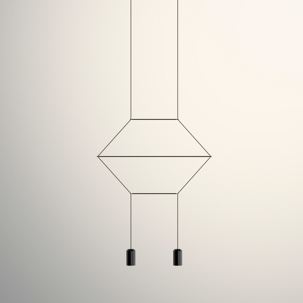 Pendant design lamp  Wireflow 0320 2D by Vibia