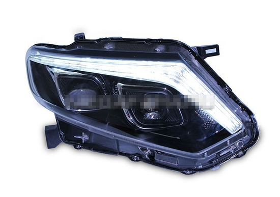 Передние фары Ниссан Х-трейл Т32 2015-2016 V5 type [Комплект Л+П; ходовые огни; биксеноновая линза; электрокорректор]