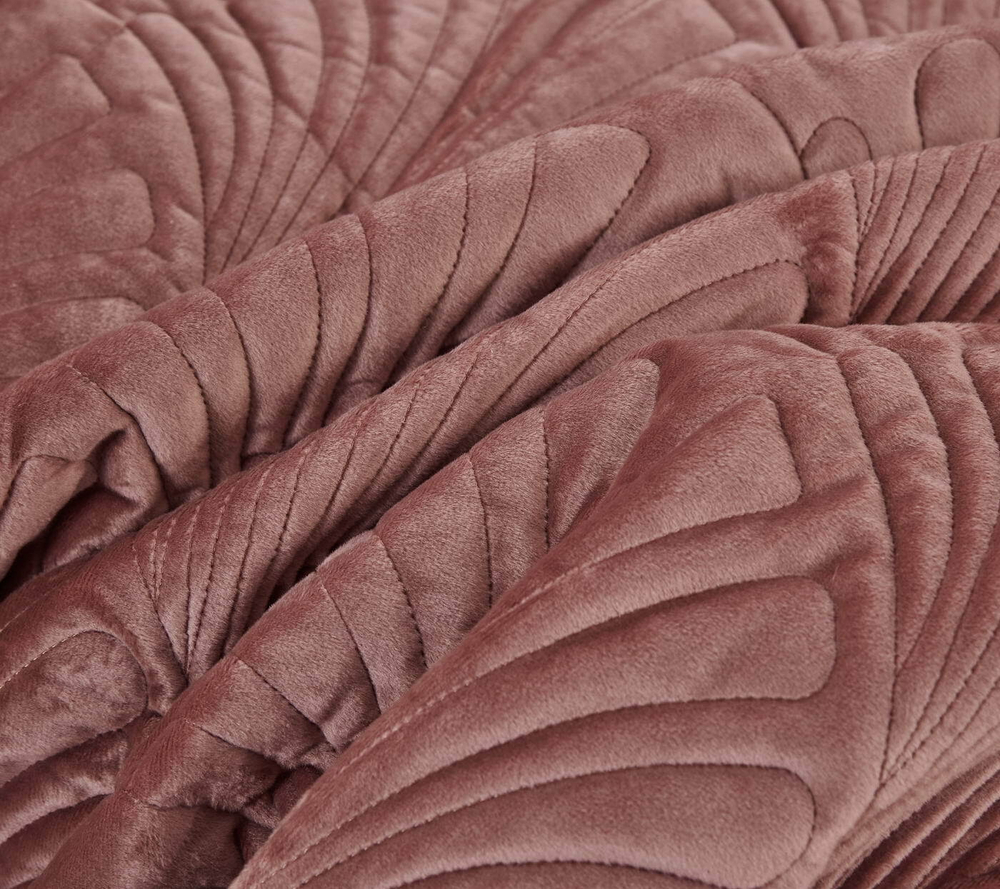 Покрывало 240x280 Sofi De MarkO Ариэль цвета чайной розы