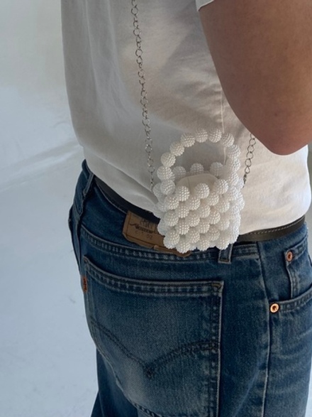 BYSASHAZEMLYA mini-bag in white