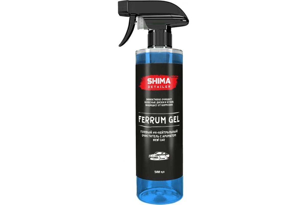 SHIMA DETAILER &quot;FERRUM GEL&quot; NEW CAR , 500 мл (Гелевый pH-нейтральный очиститель с ароматом новой машины)