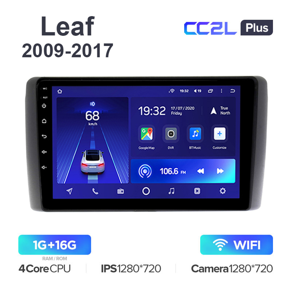 Teyes CC2L Plus 9" для Nissan Leaf 2009-2017