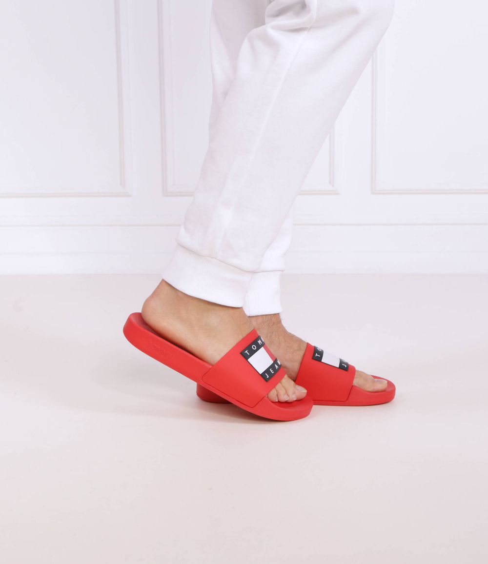 Шлепанцы Tommy Jeans - красный(EM0EM01191)
