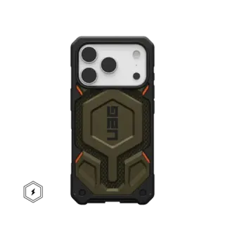 UAG Monarch Pro Kevlar® with MagSafe Series Case for Apple iPhone 17 Pro Kevlar Element Green (Зелёный)
