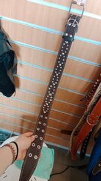 Ошейник №45 2 слоя клепаный