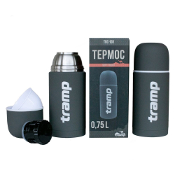 Tramp Термос Soft Touch 0.75 л, TRC-108, серый