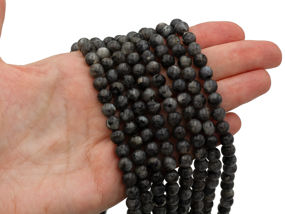 Нить бусин из лаврикита 8мм