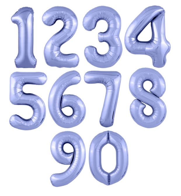 Цифры (102см) фиолетовые