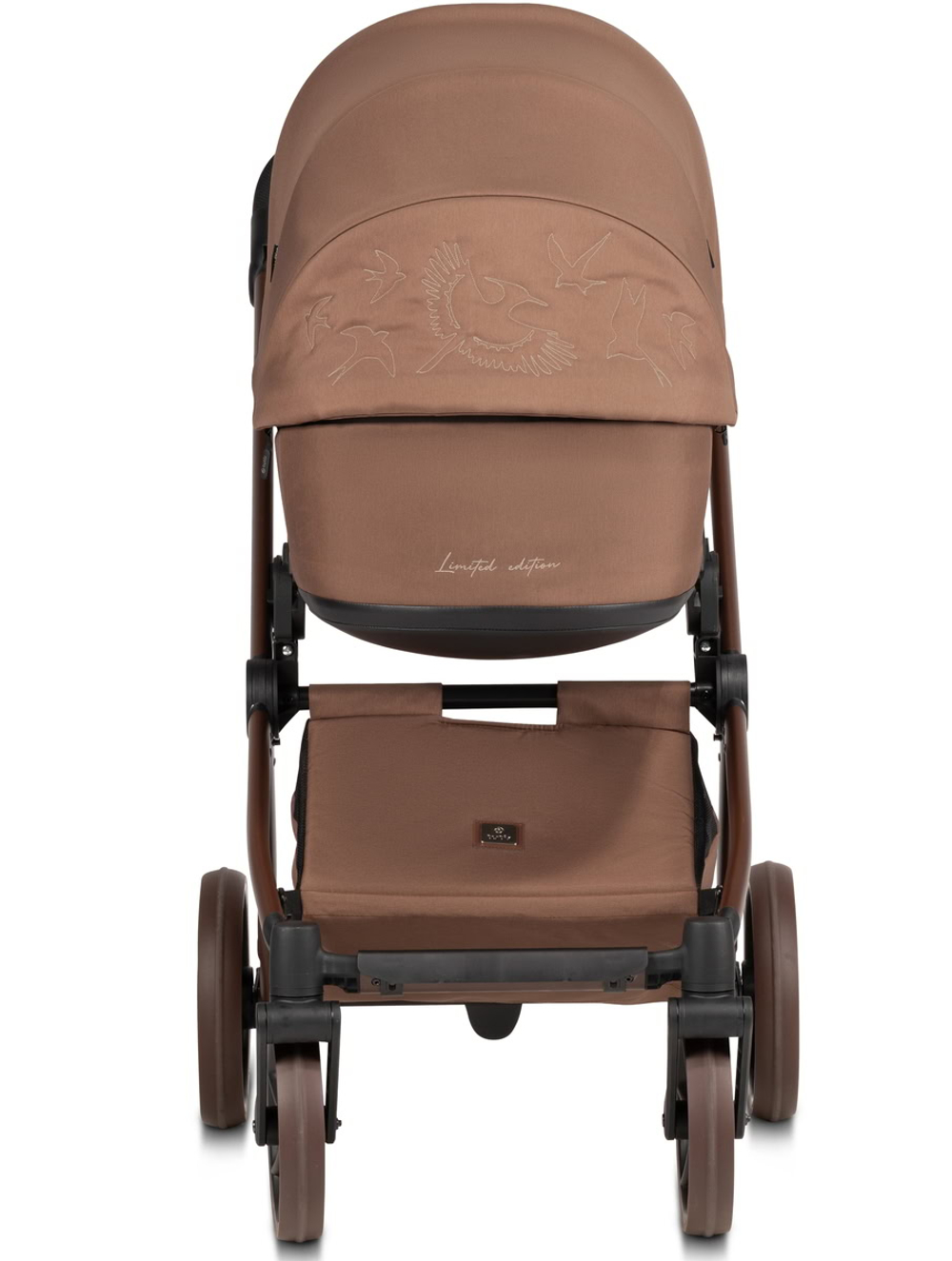 Детская коляска Tutis Mio 3 Plus Limited New 3 в 1 с автокреслом Beno Black 1622016 Hoopoe Brown