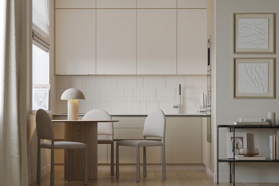 Лампа настольная texture sleek, D32x42 см, белая