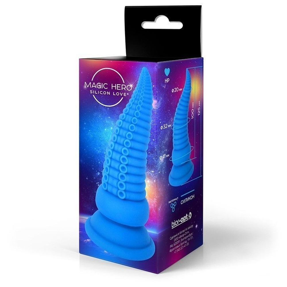 Анальный стимулятор-щупальце Bior toys MAGIC HERO, присоска, 12,5 см