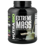 NutraBio, Extreme Mass, со вкусом ванили, 2722 г (6 фунтов)